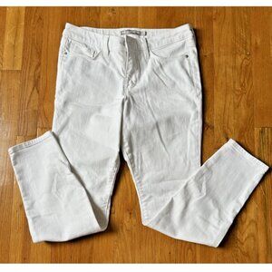 ATHLETA WHITE SKULPTEK SKINNY STRETCH JEANS SIZE 8 RN 54023